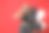 漂亮的年轻女子女孩在黑色的衣服，眼镜摆出孤立的红色背景。2020年新年快乐，生日节日派对概念。模拟拷贝空间。庆祝，举着气球。图片下载