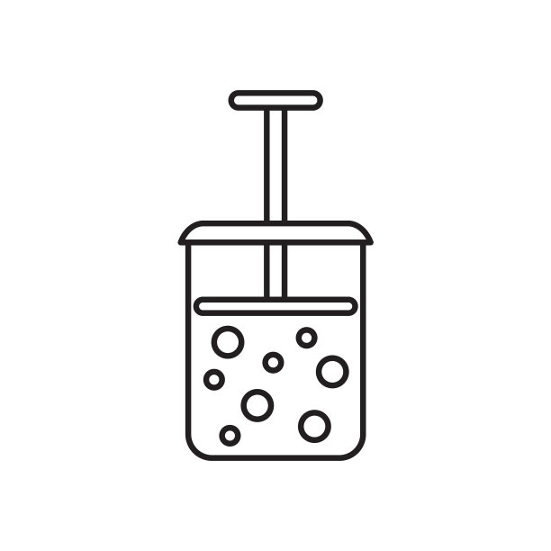 气泡制造器线性logo化妆品设备图片下载