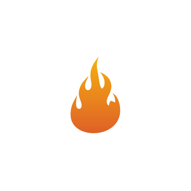 火焰图标Logo设计模板图片下载