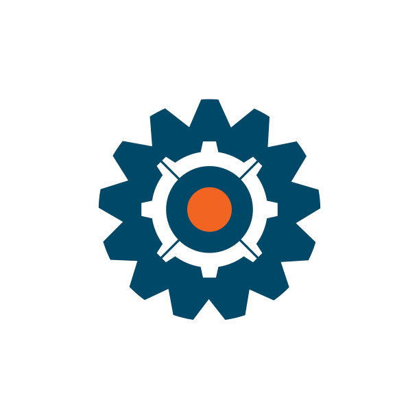 齿轮图标标志设计为工业公司图片下载