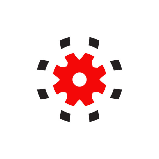 齿轮图标标志设计为工业公司图片下载