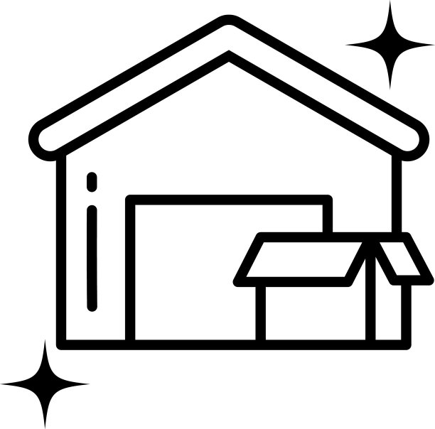 门到门送货服务线风格图标图片下载