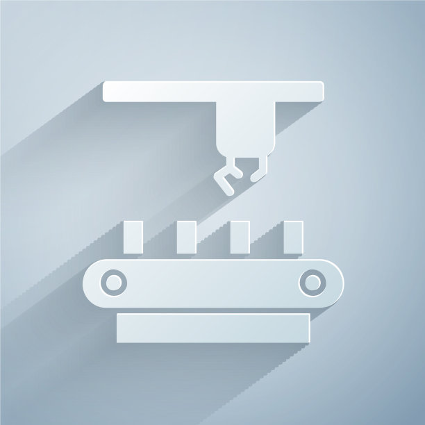 剪纸工厂输送系统皮带图标图片下载