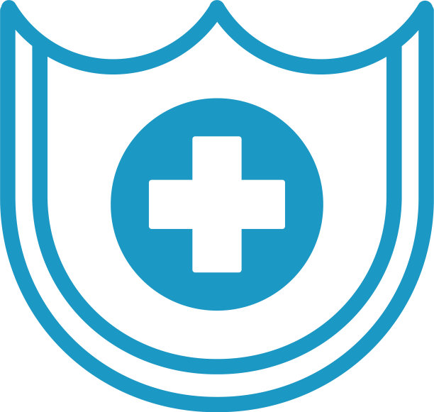 医疗十字盾线风格图片下载