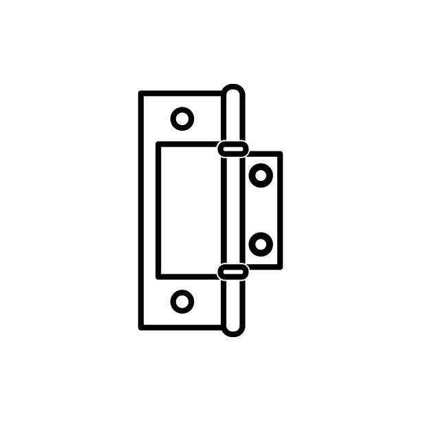 门铰链图标矢量，简单的图标为网站图片下载