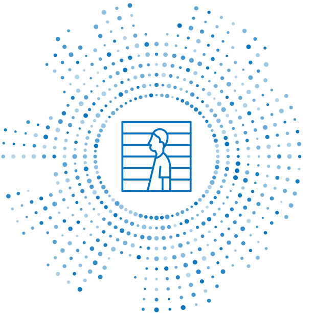 蓝线嫌疑人犯罪图标隔离在白色图片下载