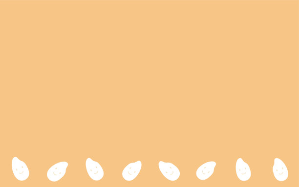 一粒大米跳跃的插图，背景材料图片下载