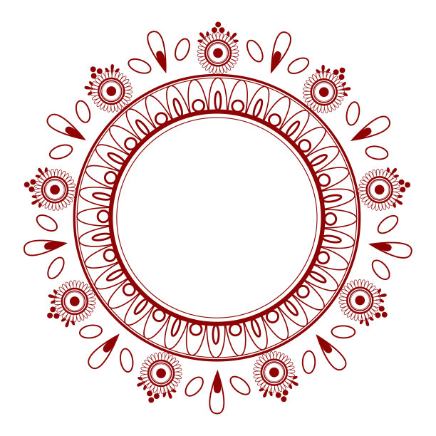 简单典雅的东方花坛风格图片下载