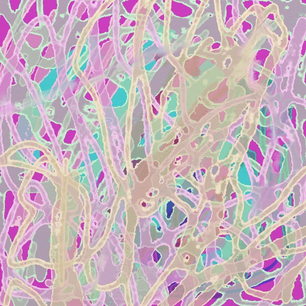 抽象彩笔画图片下载