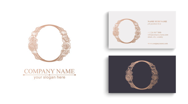 字母o标志或字母组合为您的业务图片下载