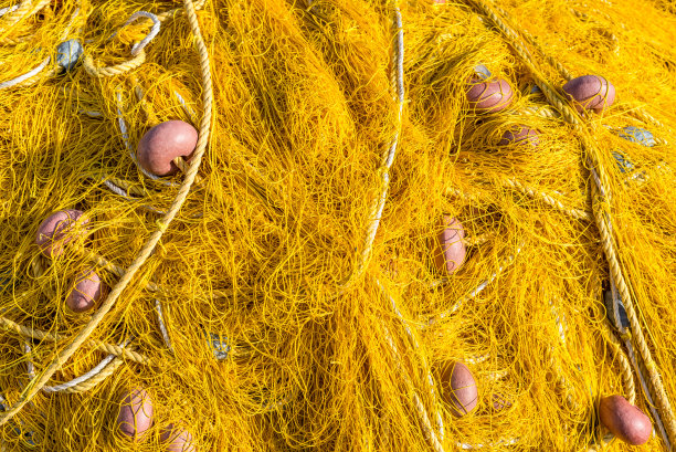 渔网和浮子的背景图片下载