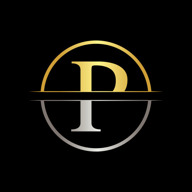 企业logo设计模板首字母p图片下载
