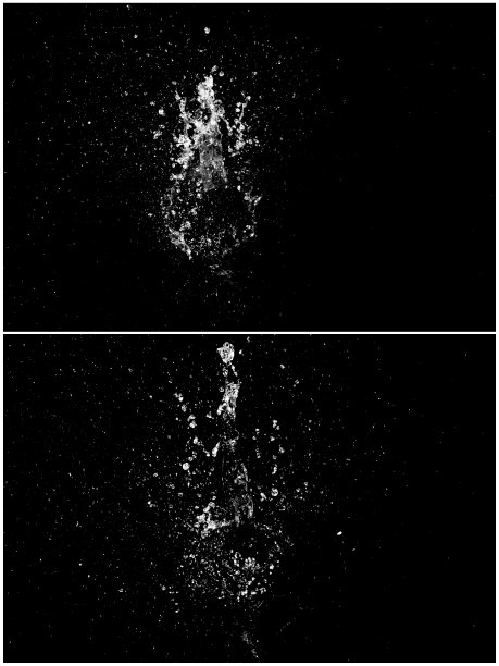 溅水在黑暗中使用的广告图像与屏幕模式。图片下载