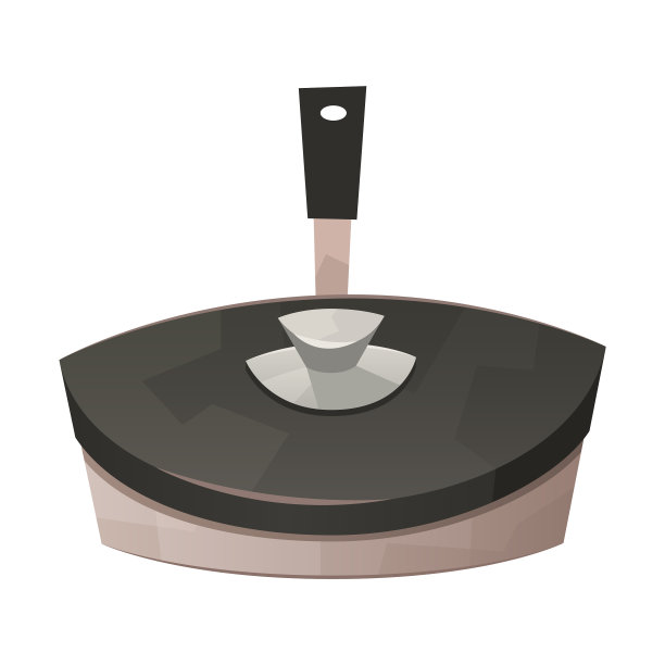 煎锅是孤立的厨房炊具图片下载