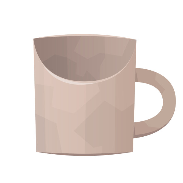 经典的白色杯子的商业品牌和图片下载