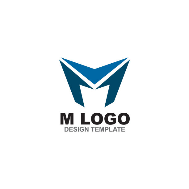 M字母标志设计模板图片下载
