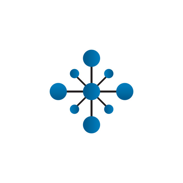分子图标logo设计模板图片下载