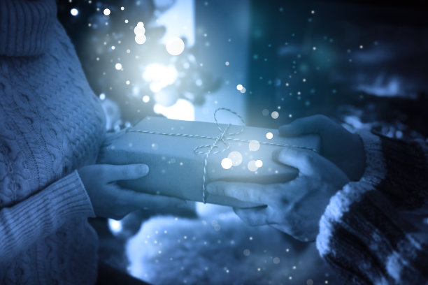 壁炉旁的羊毛袜图片下载