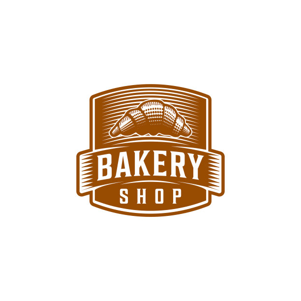 牛角面包烘焙法棍面包复古烘焙图片下载