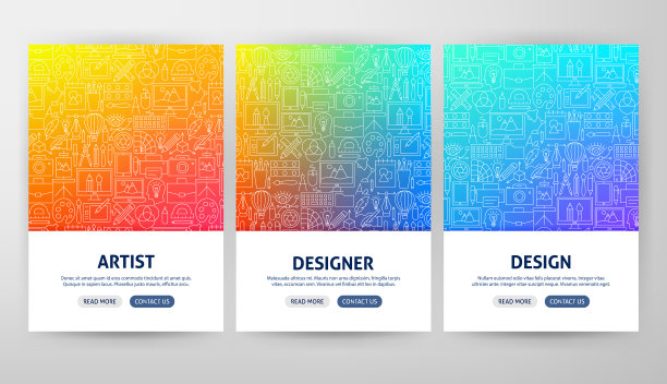 传单设计概念图片下载