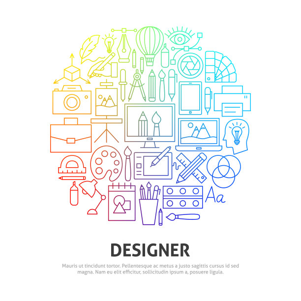 设计师圈子的概念图片下载