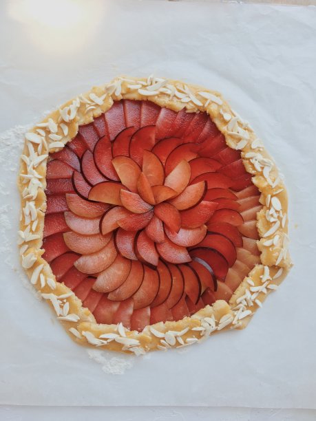 下午茶时吃的梅子酥饼图片下载