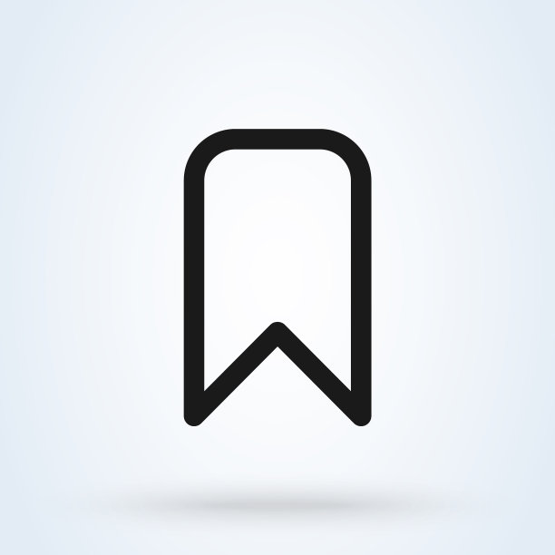 书签线现代图标设计图片下载