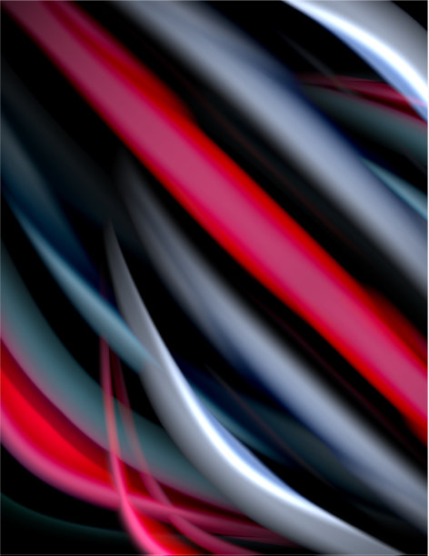 丝绸光滑的线条上的黑色液体液体的颜色图片下载