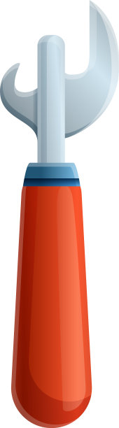 复古开瓶器图标卡通风格图片下载