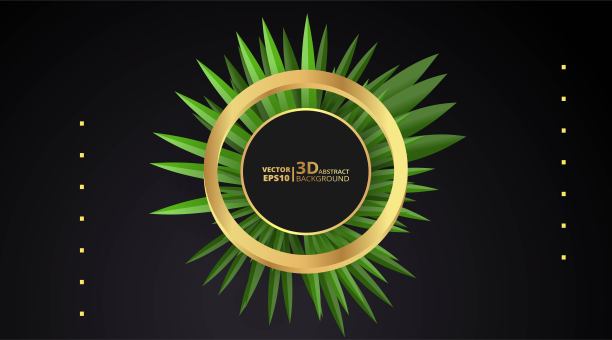 金黑色豪华舞台和领奖台，为优胜者或产品，简洁简约抽象几何背景流行概念。图片下载