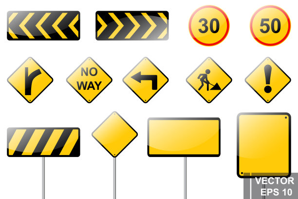 道路标志交通规则图例为您设计图片下载