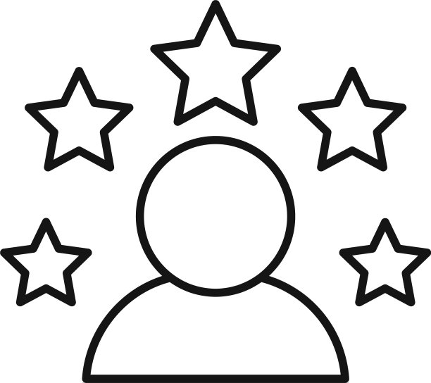 名人人物图标轮廓风格图片下载