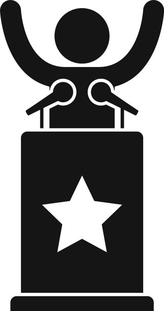 著名的演讲者图标简单的风格图片下载