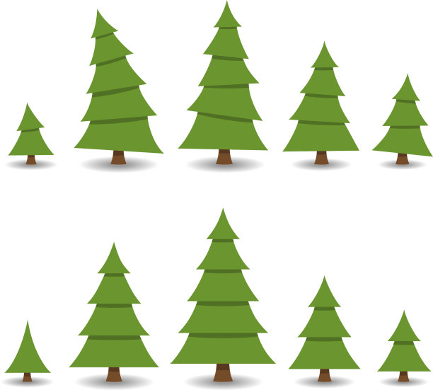 圣诞树集图片下载