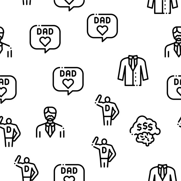 爸爸爸爸爸爸无缝模式图片下载