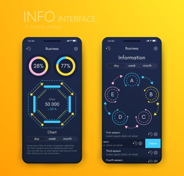 移动应用界面UI设计图片下载