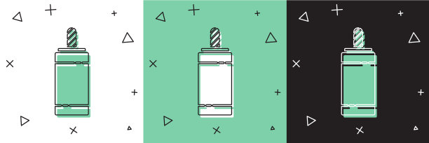 设置烟花图标隔离在白色和绿色图片下载