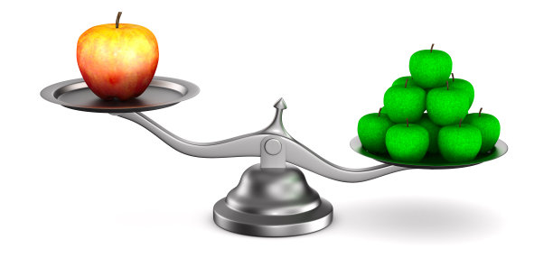 苹果在鳞片。孤立的3 d演示图片下载