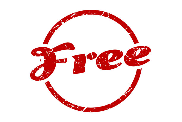 免费标志免费round古董垃圾邮票免费图片下载