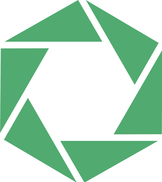 光圈镜头摄影标志模板设计图片下载