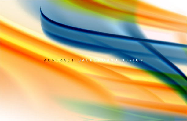 抽象背景-流体颜色梯度波图片下载