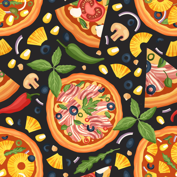 意大利芝士披萨图片下载