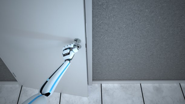 人形机器人手门图片下载