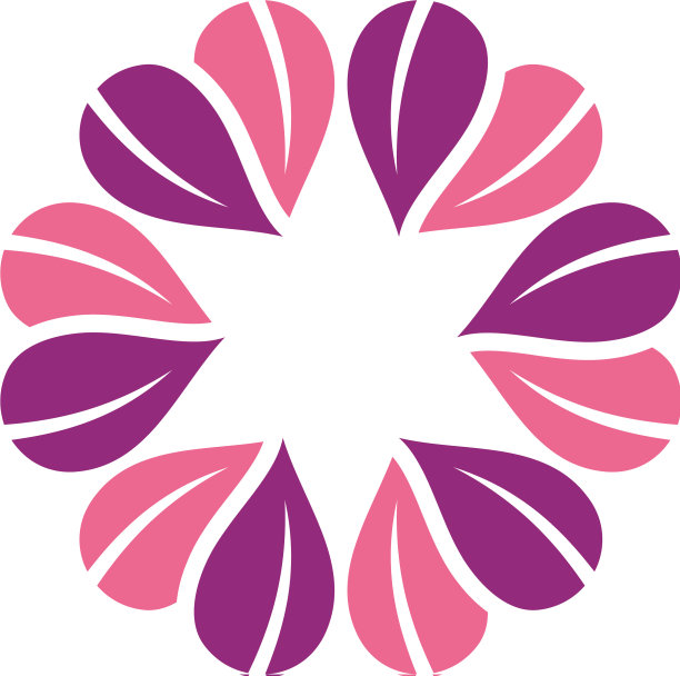 粉色星形花瓣花瓣eps 10图片下载