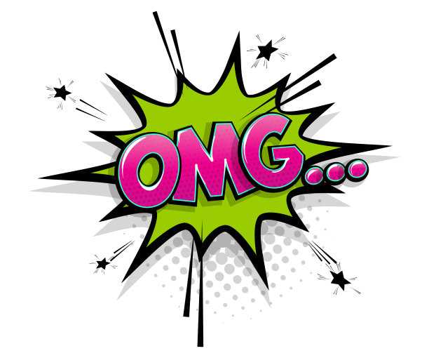 漫画，我的天，文字，演讲，泡泡，波普艺术风格图片下载