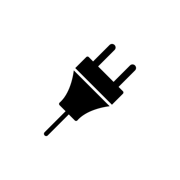 电气插头-电气符号图标矢量设计模板图片下载