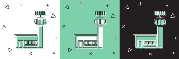 设置机场控制塔图标为白色图片下载