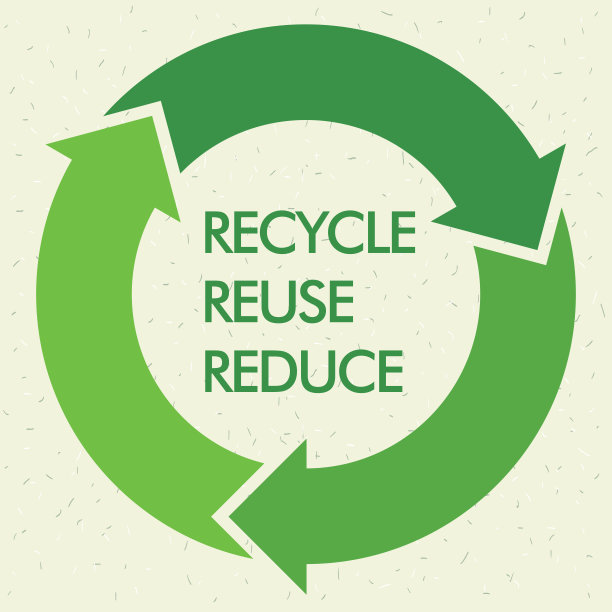 生态和循环再利用减少图标向量图片下载