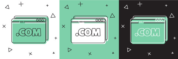 设置网站模板图标隔离在白色和图片下载