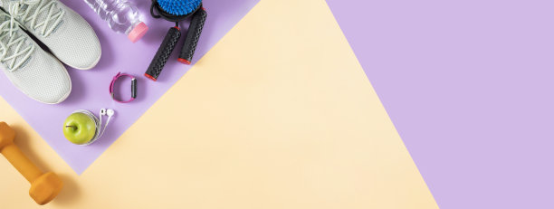 运动设备上的多色背景图片下载